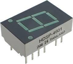 HDSP-4601 7SZEGMENS 19X12MM ZÖLD KANÓD
