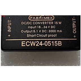 ECW24-0515B DC/DC KONV.BE:18-36 KI:5,1