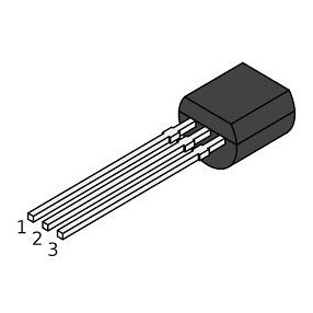 BC238A TO92 NPN 30V 0,1A 300MHZ