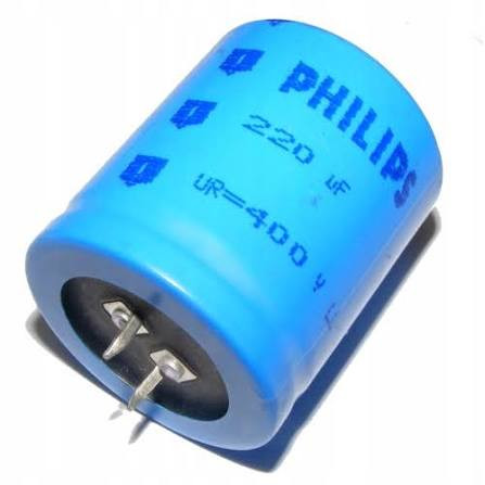 220UF 400V SN-IN 105C°30X50MM PHILIPS